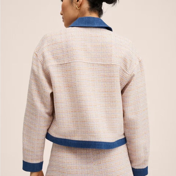 Mango Trim tweed jacket - Picture 3 of 7